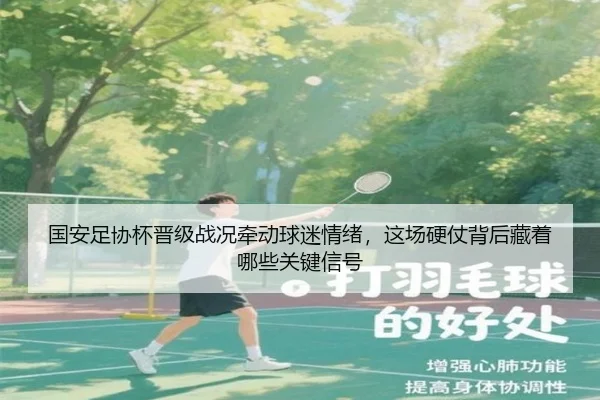 国安足协杯晋级战况牵动球迷情绪，这场硬仗背后藏着哪些关键信号